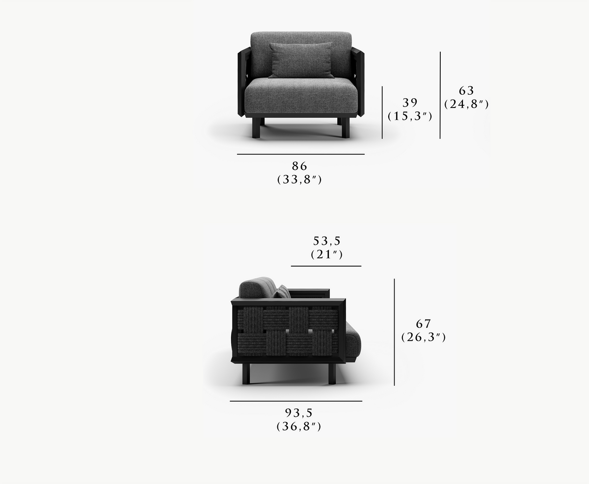 ÉCLAT-nightfall ARMCHAIR