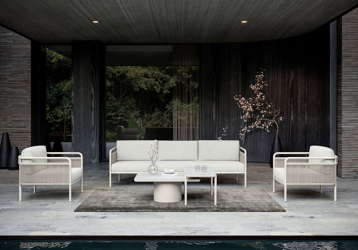 LINK-bisque  3 SEATER LOUNGE SET