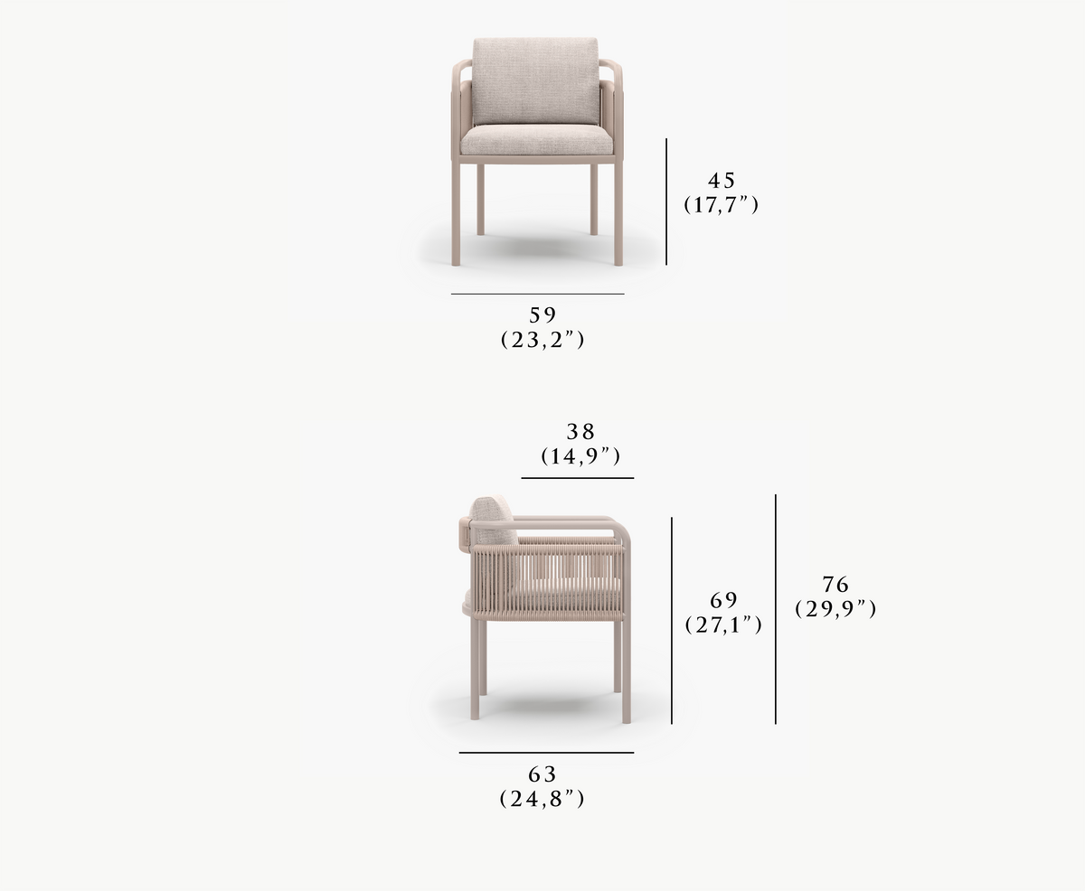 LINK-bisque  DINING CHAIR