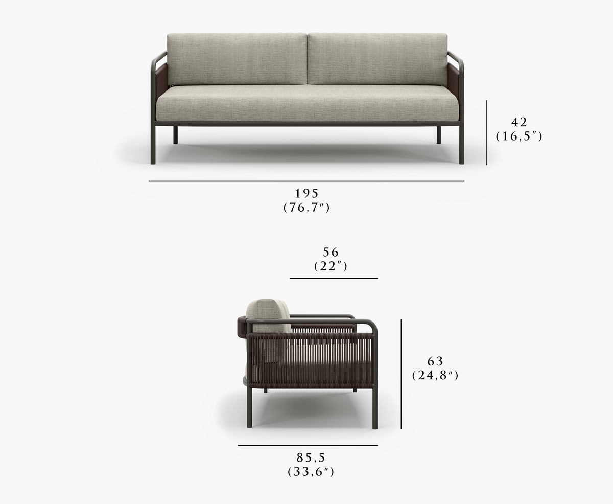 LINK-terra 2 SEATER SOFA