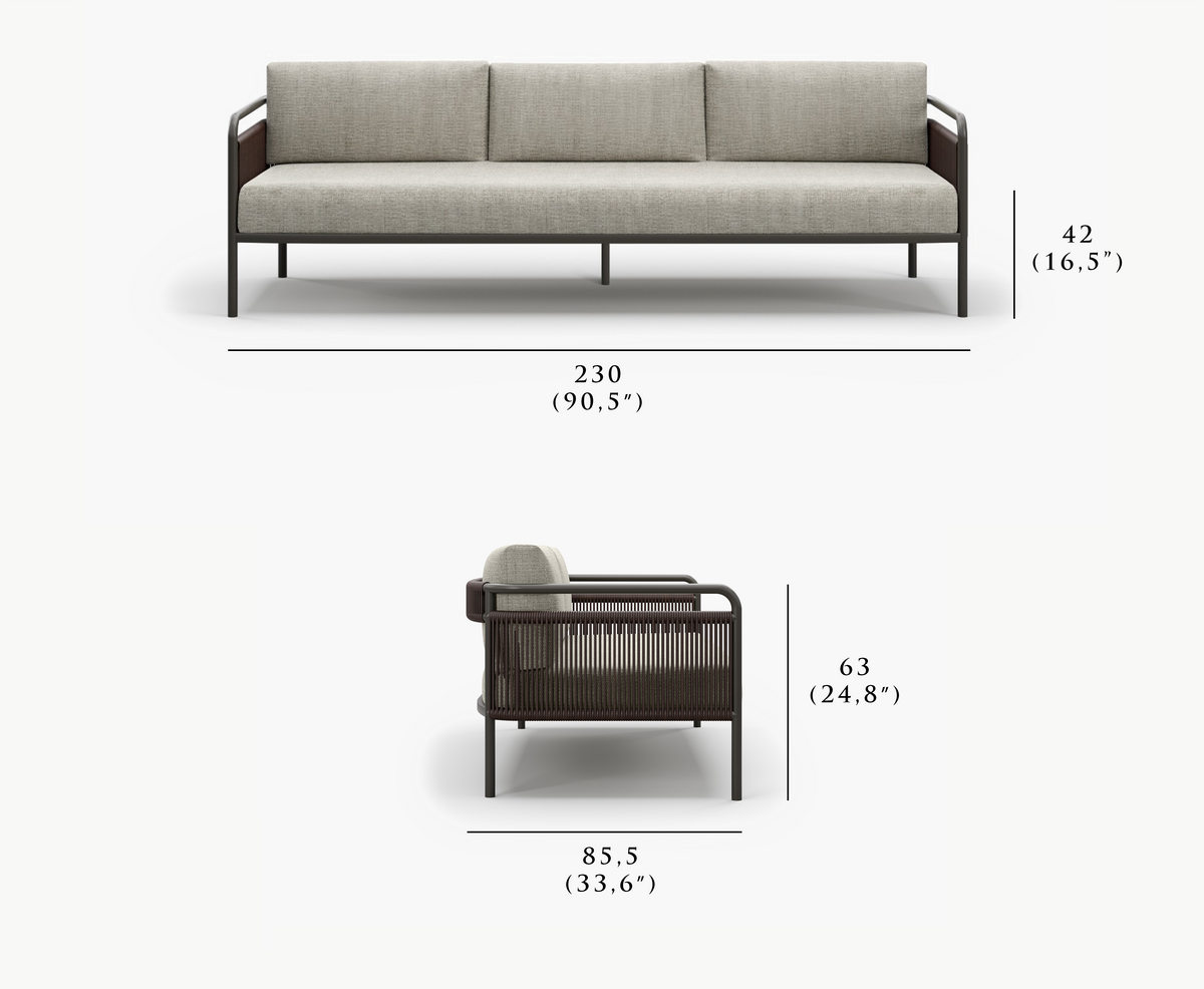 LINK-terra 3 SEATER SOFA