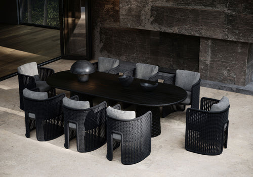 Miura-nightfall Dining Set For 8