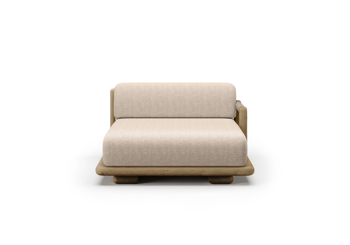 CALEO-natural RIGHT DAYBED MODULE