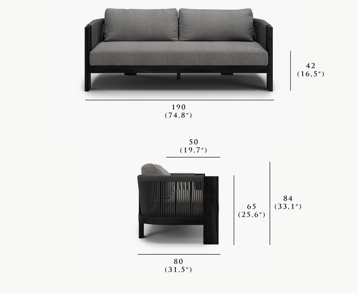 Ralph-noche 2 SEATER SOFA