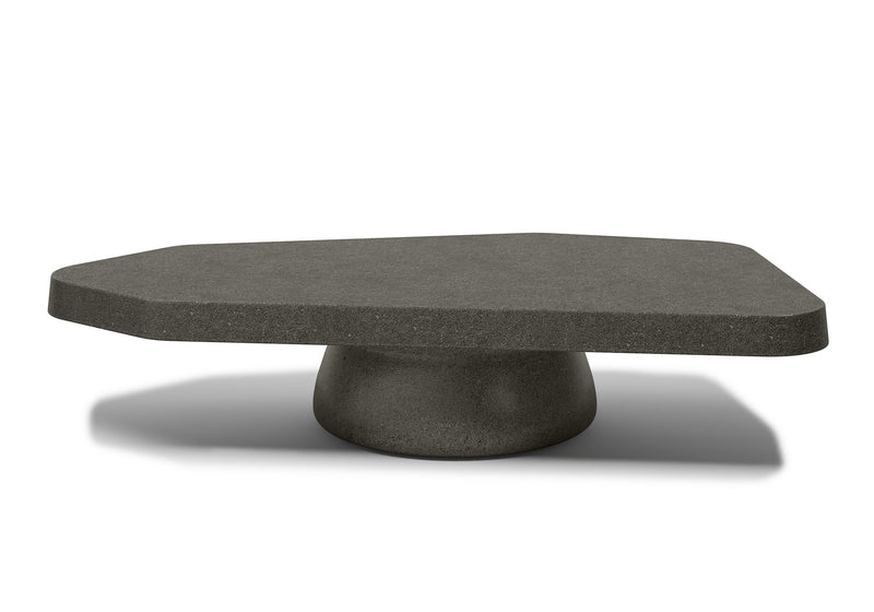 Glace L Sıze Concrete Charcoal Coffee Table