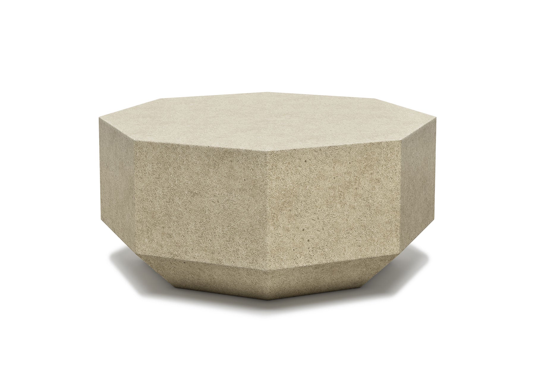 Gemma M Sıze Concrete Travertıne Coffee Table – SNOC