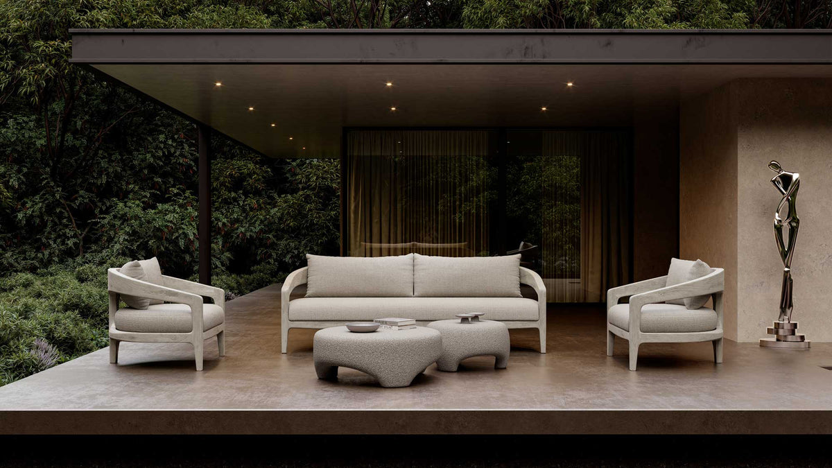 WHALE-ash 2 SEATER LOUNGE SET